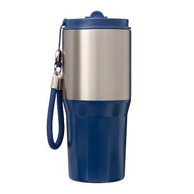 Термокружка вакуумная Авеню (Avenue), синяя