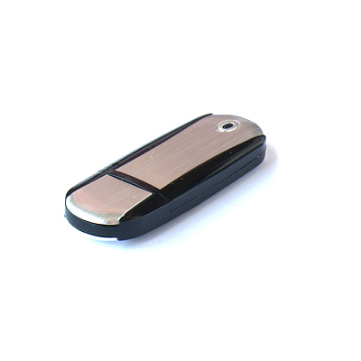 Пластик-металл 04 Эргономик овал, желтый, 4Гб