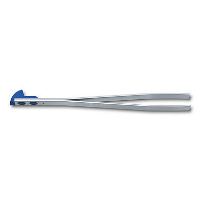 Пинцет VICTORINOX, малый для ножей 58 мм, 65 мм и 74 мм, стальной, с синим наконечником (Синий)