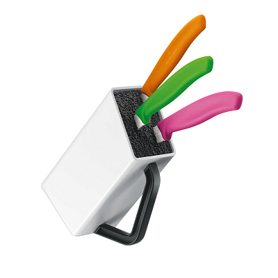 Набор из 6 ножей VICTORINOX: овощечистка, 3 ножа для овощей, столовый нож, нож для пиццы и стейка