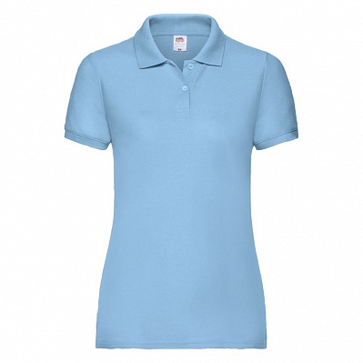 Поло женское "Lady-Fit 65/35 Polo" _XL, 65% п/э, 35% х/б, 180 г/м2 (Небесно-голубой)