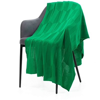 Плед Rombus, молочный (белый) (Зеленый)