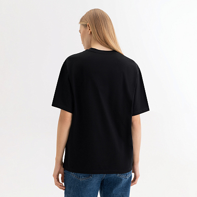 Футболка унисекс RUST, 100% хлопок, 240 гр., черная, размер S