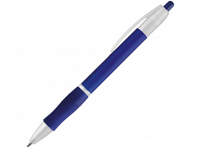 Шариковая ручка с противоскользящим покрытием SLIM BK (Синий)