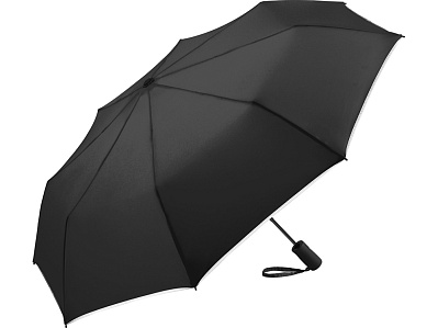 Зонт складной Pocket Plus полуавтомат (Черный)