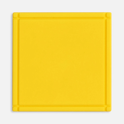 Лейбл из ПВХ Dzeta, L  (Желтый)