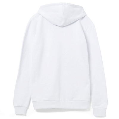 Толстовка на молнии с капюшоном Unit Siverga, белая