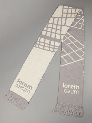 Шарф на заказ Tricksy Classic Fint, M, полушерсть