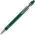 Ручка шариковая Pointer Soft Touch со стилусом, зеленая - Фото 3