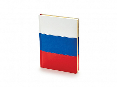 Ежедневник А5 Russian Flag (Белый/синий/красный)
