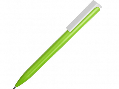 Ручка пластиковая шариковая Fillip (Зеленое яблоко/белый)