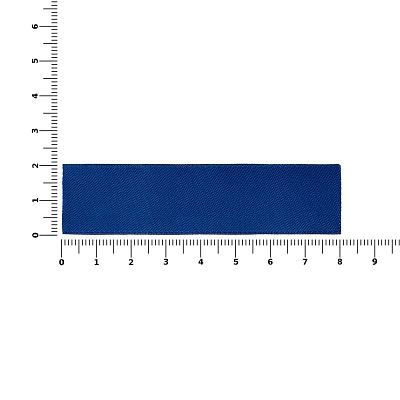 Лейбл тканевый Epsilon, S, синий