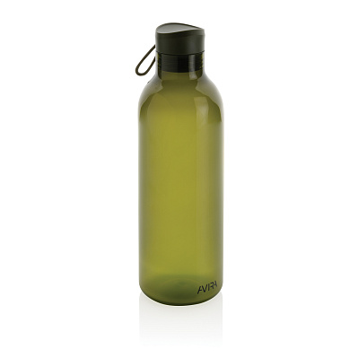 Бутылка для воды Avira Atik из rPET RCS, 1 л (Зеленый;)