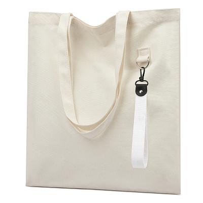 Сумка для покупок LUMISSA 325 г/м² с ремувкой, натуральный/белый (Бежевый/белый)