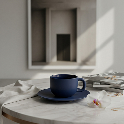 Чайная пара Frozen, синяя