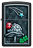 Зажигалка ZIPPO Ladybug Design с покрытием Black Matte, латунь/сталь, черная, матовая, 38x13x57 мм - Фото 2