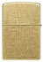 Зажигалка ZIPPO Classic с покрытием Street Brass, латунь/сталь, золотистая, 38x13x57 мм - Фото 10