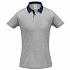 Рубашка поло мужская DNM Forward серый меланж - Фото 1