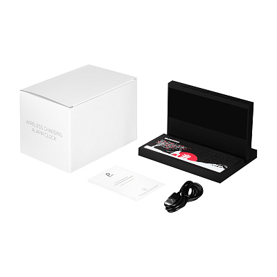 Зарядная станция с часами 15W Glory