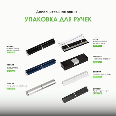 Шариковая ручка Soprano, черная