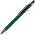 Ручка шариковая Atento Soft Touch со стилусом, зеленая - Фото 1