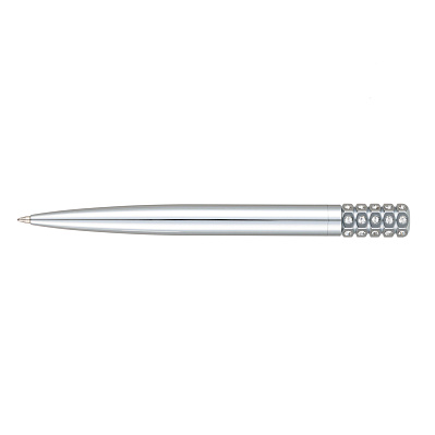 Ручка шариковая Pierre Cardin GRACE, цвет - серебристый. Упаковка B-2 (Серебристый)