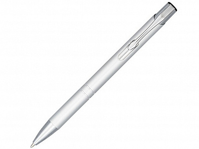 Ручка металлическая шариковая Moneta с анодированным покрытием (Серебристый)
