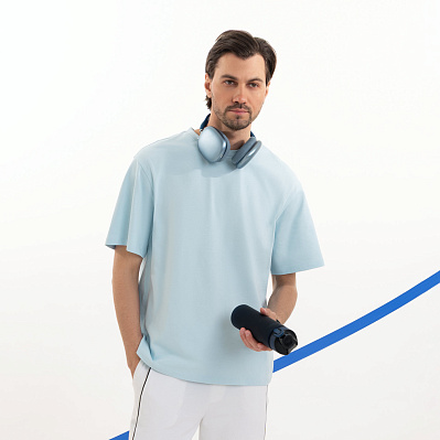 Футболка унисекс RUST NEO, 100% хлопок, 240 гр. , размер 3XL/4XL (Голубой)