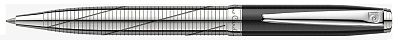 Ручка шариковая Pierre Cardin LEO 750. Цвет - черный и серебристый.Упаковка Е-2. (Серебристый)