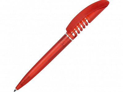 Ручка пластиковая шариковая Серпантин (Красный)