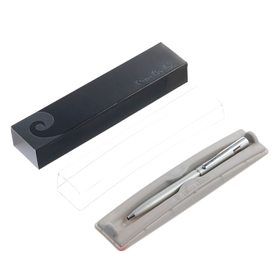 Ручка шариковая Pierre Cardin EASY, цвет - серебристый. Упаковка Р-1