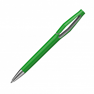 Ручка шариковая "Jack", оранжевый/серебро  (Зеленый)