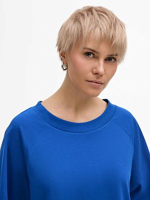 Футболка унисекс оверсайз T2, синяя