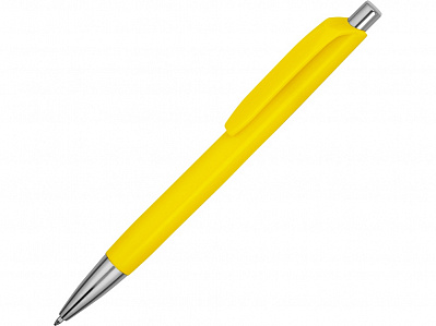 Ручка пластиковая шариковая Gage (Желтый матовый/серебристый)