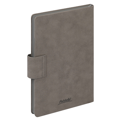 Ежедневник Риц (Ritz) недатированный, серый, твердая обложка