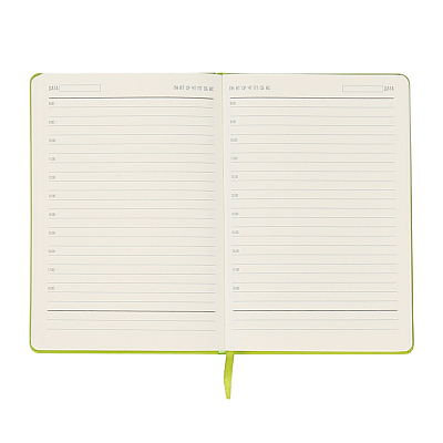 Ежедневник A5 недатированный Dear в твёрдом переплёте, салатовый
