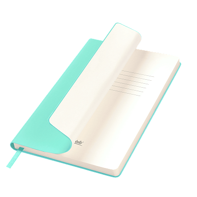 Ежедневник Spark недатированный, мятный (с упаковкой, со стикерами)