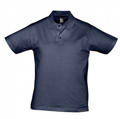 Рубашка поло мужская Prescott Men 170  (темно-синяя) (Кобальт)