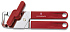 Консервный нож VICTORINOX универсальный, сталь/пластик, красный - Фото 1