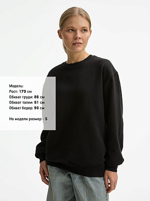 Свитшот унисекс Columbia, черный