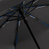 Зонт складной AOC Mini с цветными спицами, темно-синий - Фото 2