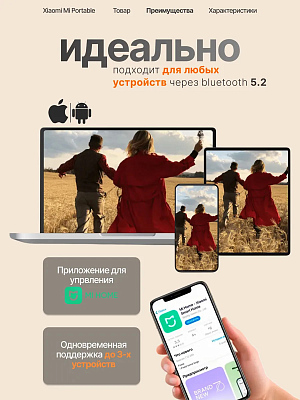 Портативный фотопринтер Xiaomi Portable Photo Printer 1S