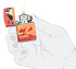 Зажигалка ZIPPO Mars Design с покрытием 540 Matte, латунь/сталь, красная, матовая, 38x13x57 мм - Фото 5