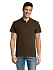 Рубашка поло мужская Summer 170, темно-коричневая (шоколад) - Фото 4