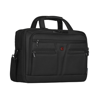 Портфель WENGER для ноутбука 14-16'' , баллистический нейлон, 40 x 16 x 29 см, 11 л (Черный)