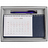 Коробка Ridge для ежедневника, календаря и ручки, серебристая - Фото 3