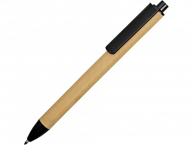 Ручка картонная шариковая Эко 2.0 (Бежевый/черный)