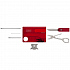 Набор инструментов SwissCard Lite, красный - Фото 4