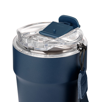 Термокружка вакуумная Монако (Monaco), синяя