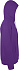 Толстовка с капюшоном Snake 280, темно-фиолетовая - Фото 3